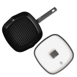 Patelnia grillowa z pokrywką 28cm Antracit Berlinger Haus