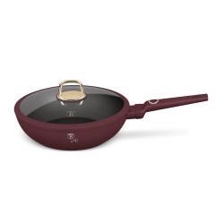 Patelnia wok z pokrywką 28cm Leonardo Berlinger Haus