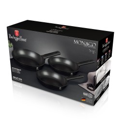 Zestaw patelni 3 szt 20/24/28cm Monaco Berlinger Haus