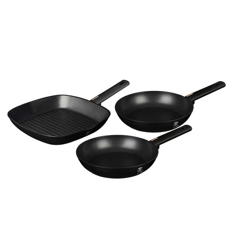 Zestaw patelni 3 szt 20/24/28cm Monaco Berlinger Haus