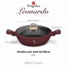 Garnek płytki z pokrywką 3,8L 28cm Leonardo Berlinger Haus
