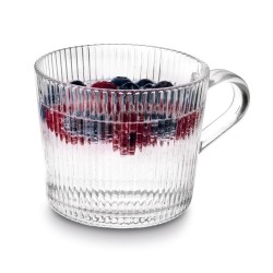 Kubek szklany 400 ml Sue Paski Tadar