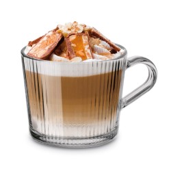 Kubek szklany 400 ml Sue Paski Tadar