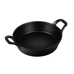 Garnek płytki żeliwny 18cm...
