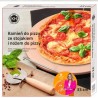 Kamień do pizzy 33, stojak, radełko Konighoffer