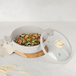 Garnek płytki z pokrywką 4,2L 28cm Sahara Berlinger