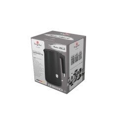 Czajnik elektryczny 1,7L Matte Black / Black Silver Berlinger Haus