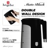 Czajnik elektryczny 1,7L Matte Black / Black Silver Berlinger Haus
