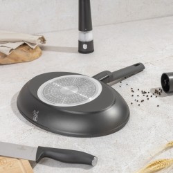 Patelnia grillowa do ryb 25cm Antracit Berlinger Haus