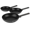 Zestaw patelni 3 szt 20/24/28cm Antracit Berlinger Haus