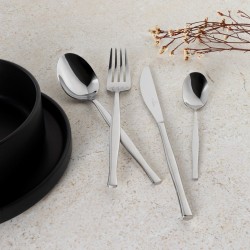 Komplet sztućców 24szt Black Silver Berlinger Haus