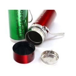 Butelka metalowa czerwona  400ml LUX