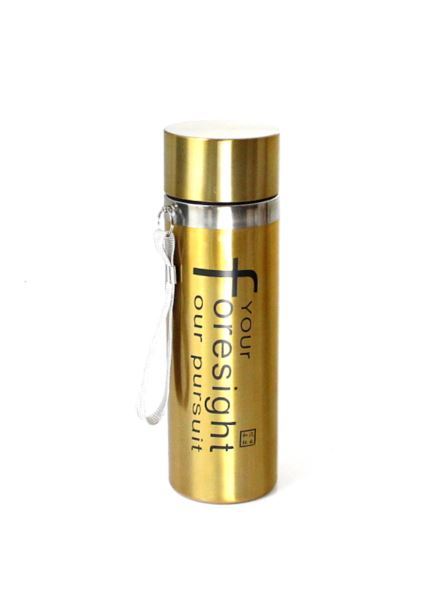 Butelka metalowa złota 350ml LUX