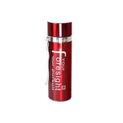Butelka metalowa czerwony 350ml LUX
