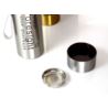 Butelka metalowa czerwony 350ml LUX