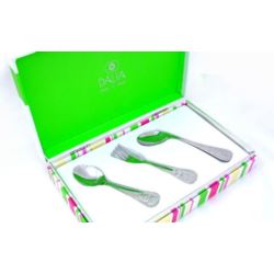 1760273 Guernica 3 szt sztućce dla dzieci róża box