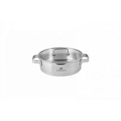 Gerlach Prestige Plus Garnek płaski 24cm 2,5L pokr