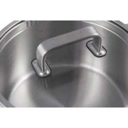 Gerlach Prestige Plus Garnek płaski 24cm 2,5L pokr