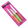 GERPOL Neon 3 noże z ząbkami 11 cm 10 cm 7 cm