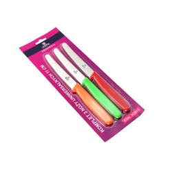 Gerpol  Neon kpl 3 noże z ząbkami 11cm