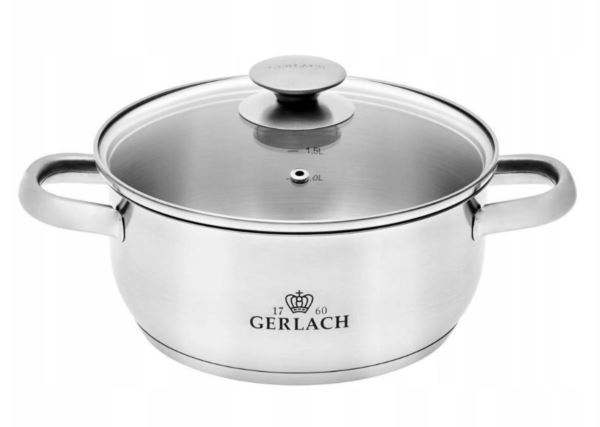Gerlach FIRST Garnek 20 cm / 2L z pokrywką F