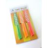Komplet 3 noże do obierania Tutti frutti 10 cm Gerpol