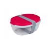 Salad box Ellipse Nordic Red Mepal