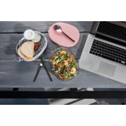 Salad box Ellipse Nordic Red Mepal