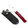 Scyzoryk wędkarski w etui czerwony Oskard 612w