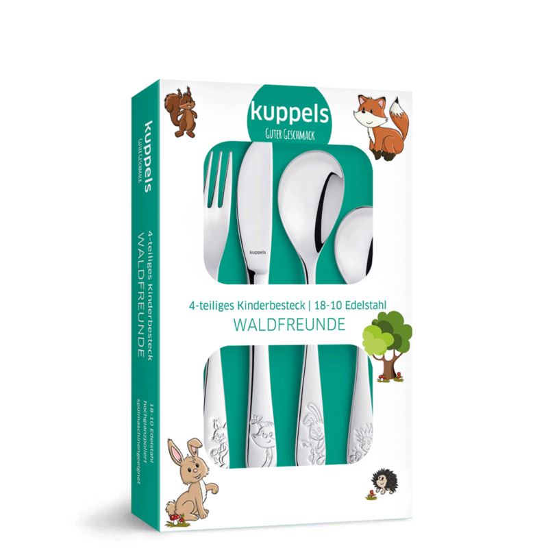 Komplet sztućców dla dzieci Forest Friends 4 szt. Amefa