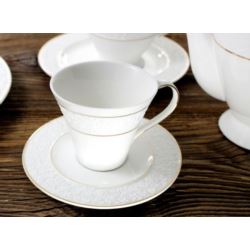 Komplet porcelanowy kawa/herbata BoneChina 17el Mayerhoff