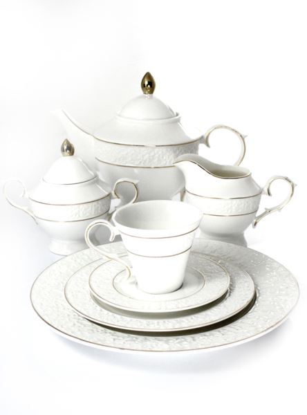 Komplet porcelanowy kawa/herbata BoneChina 21el Mayerhoff