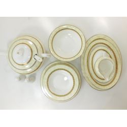 Komplet porcelany obiadowej Mildred dla 12 osób Heywood