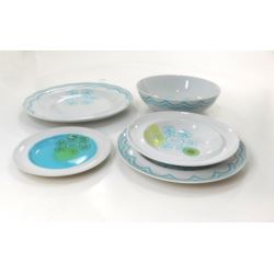 Komplet porcelany obiadowej Herbine dla 6 osób 20 elementów Heywood