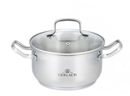 Garnek z pokrywką Simple 16 cm 1,5l INDUKCJA Gerlach