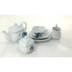 Komplet komplet porcelany do herbaty Iris dla 6 osób 20 elementów Heywood