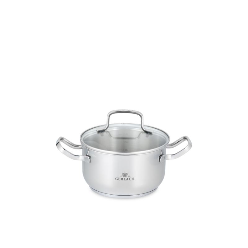 Simple GERLACH garnek 18 cm 2l pokrywka INDUKCJA