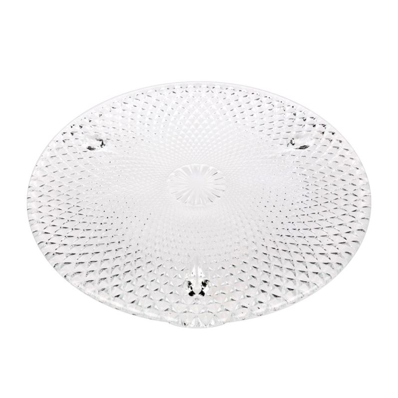 Patera na ciasto niska na nóżkach 28 cm Karo Edwanex
