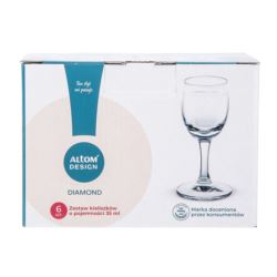 Kieliszków do wódki 6 szt. 35 ml Diamond Altom Design