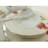 Komplet porcelany obiadowej Rosalin dla 12 osób 44 elementy Heywood