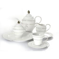 Serwis porcelanowy do herbaty kawy 21el Mayerhoff