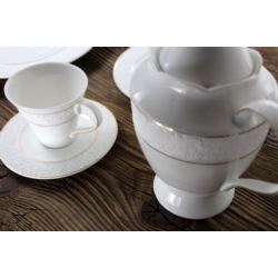 Serwis porcelanowy do herbaty kawy 21el Mayerhoff