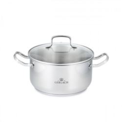 Garnek z pokrywką 24 cm 4,5l INDUKCJA Simple Gerlach