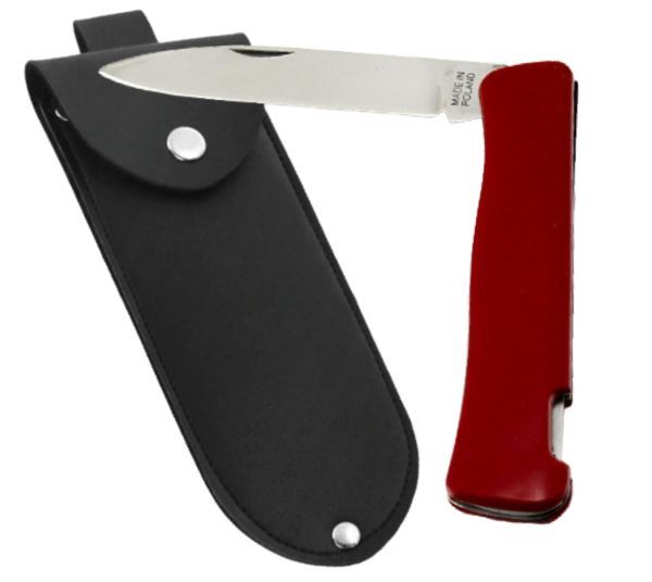 Nóż scyzoryk jedno ostrze w etui Oskard 612c
