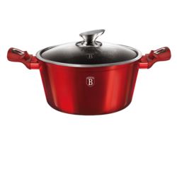 Garnek granitowy 4,1L 24cm  Burgundy Berlinger Haus