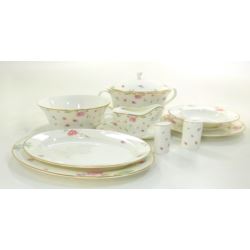 Komplet porcelany obiadowej Cornelia dla 12 osób 44 elementy Heywood