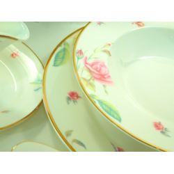 Komplet porcelany obiadowej Cornelia dla 12 osób 44 elementy Heywood