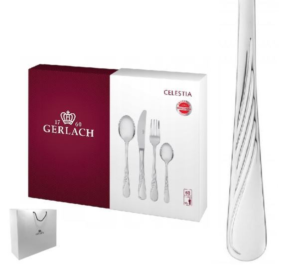 Komplet sztućców 68szt pudełko Celestia Gerlach