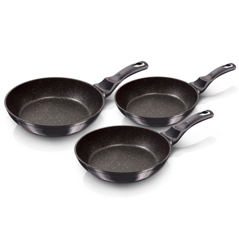 Zestaw patelni 3 szt Carbon Pro Berlinger Haus