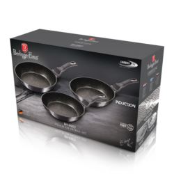 Zestaw patelni 3 szt Carbon Pro Berlinger Haus